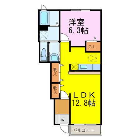 シェーロ・ステラートの物件間取画像